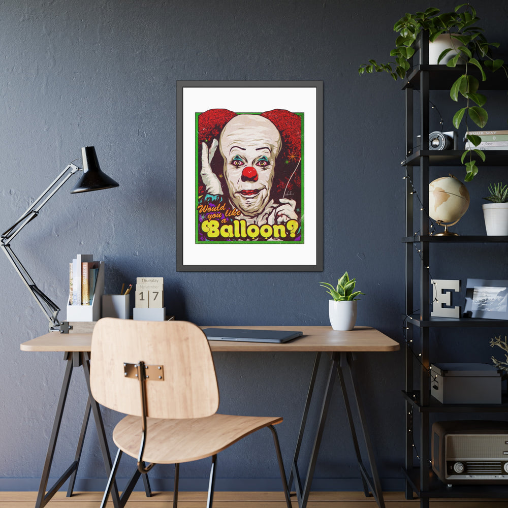 Would You Like A Balloon? - Framed Paper Posters