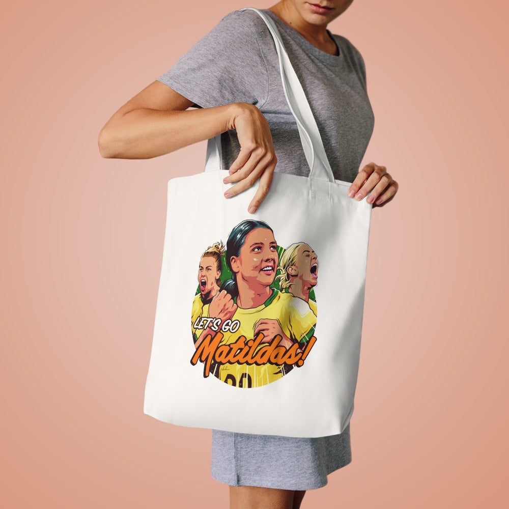 Let's Go Matildas! [Australian-Printed] - Cotton Tote Bag