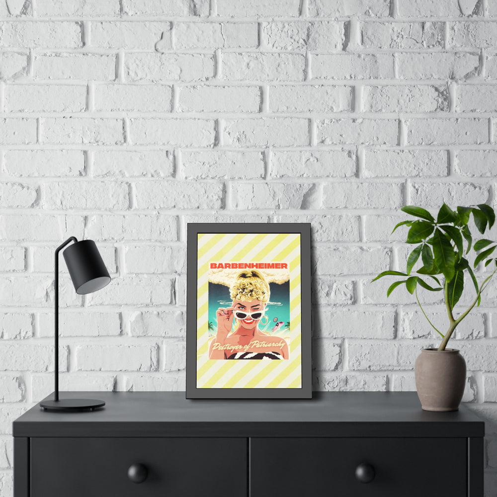 BARBENHEIMER [Coloured-BG] - Framed Paper Posters