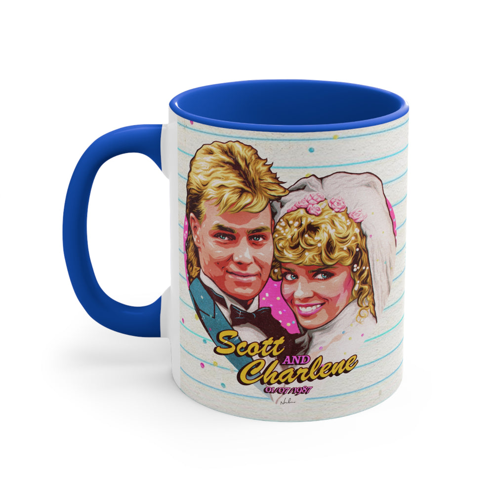 Scott and Charlene - 11oz Accent Mug (Australian Printed)