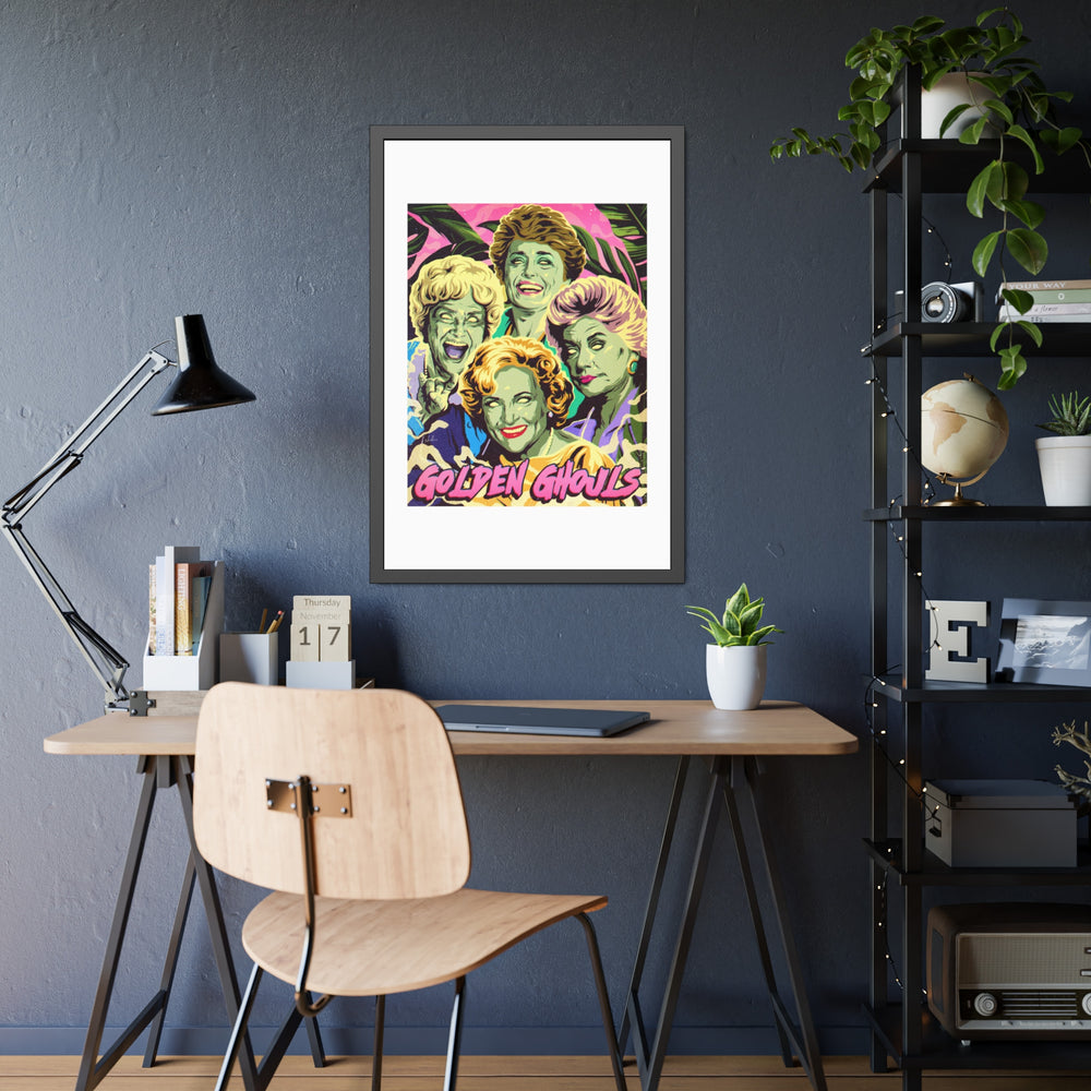 GOLDEN GHOULS - Framed Paper Posters