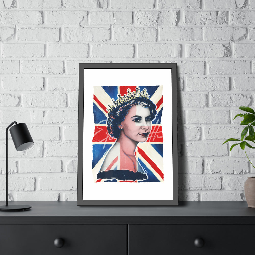 Queen Elizabeth - Framed Paper Posters