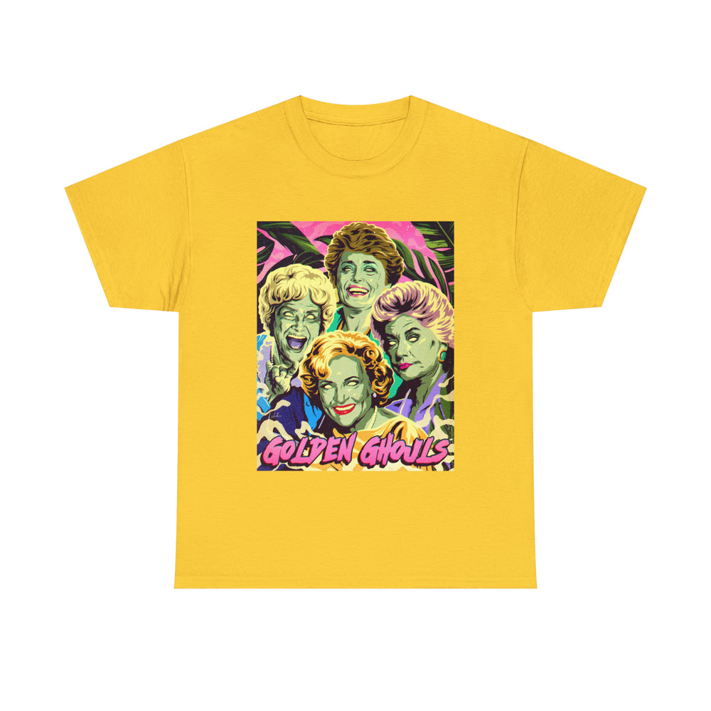 GOLDEN GHOULS [Australian-Printed] - Unisex Heavy Cotton Tee