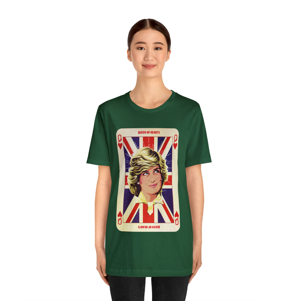 Queen Of Hearts [UK-Printed] - Unisex Jersey Short Sleeve Tee