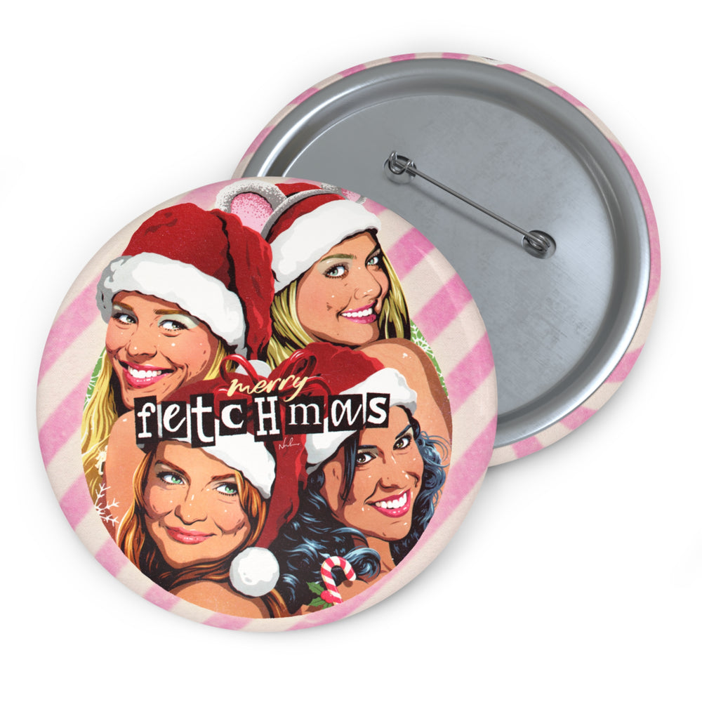 Merry Fetchmas! [US-Printed] - Custom Pin Buttons