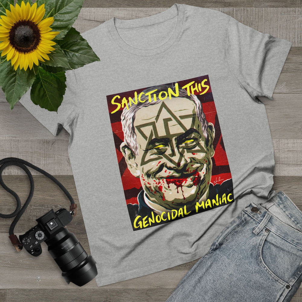 Sanction This Genocidal Maniac [Australian-Printed] - Women’s Maple Tee