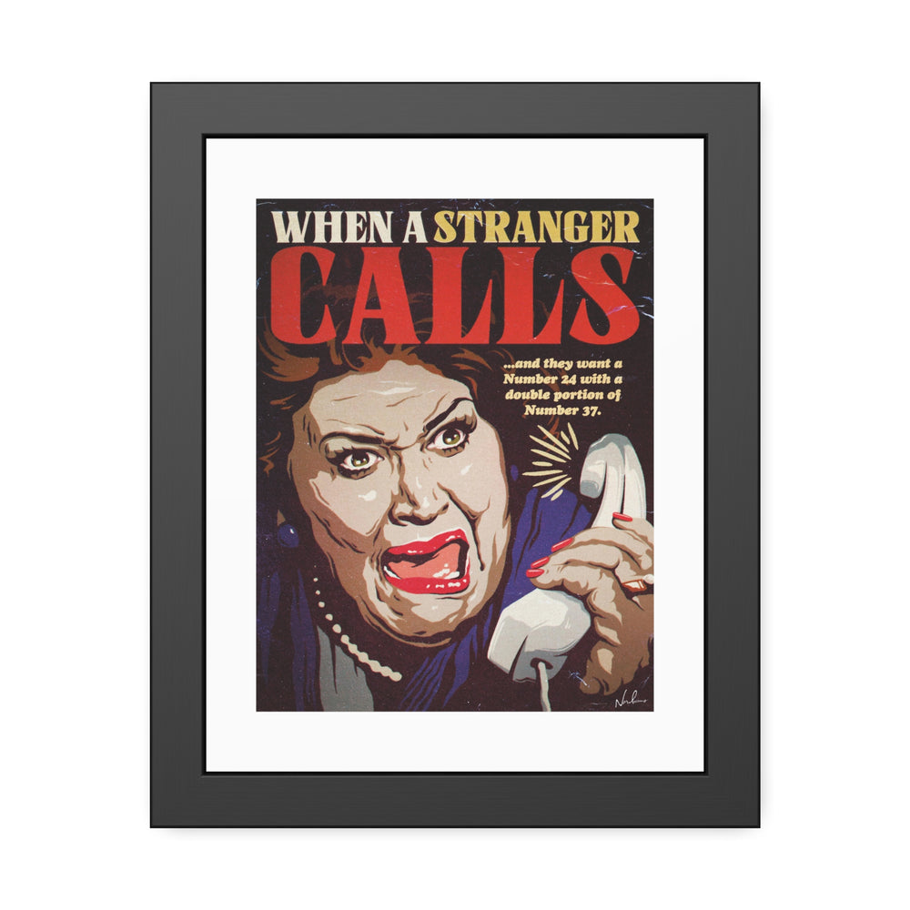 When A Stranger Calls - Framed Paper Posters