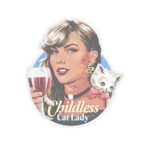 Childless Cat Lady - Kiss-Cut Stickers