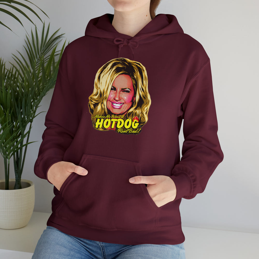 Makes Me want A Hot Dog Real Bad! [Australian-Printed] - Unisex Heavy Blend™ Hooded Sweatshirt