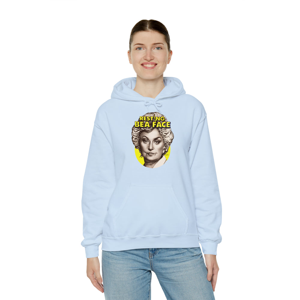 RESTING BEA FACE [Australian-Printed] - Unisex Heavy Blend™ Hooded Sweatshirt