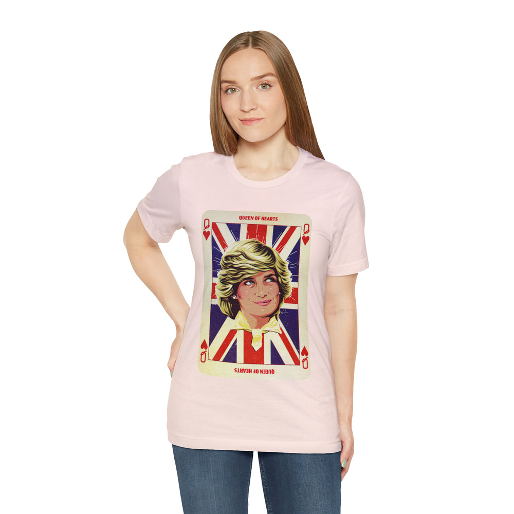 Queen Of Hearts [UK-Printed] - Unisex Jersey Short Sleeve Tee