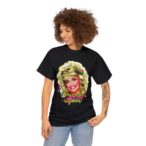 Have A Holly Dolly Christmas! [Australian-Printed] - Unisex Heavy Cotton Tee