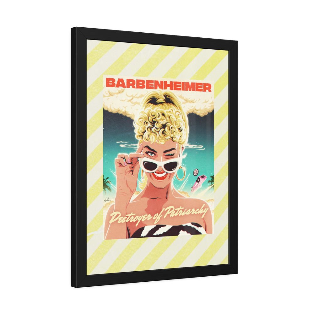 BARBENHEIMER [Coloured-BG] - Framed Paper Posters