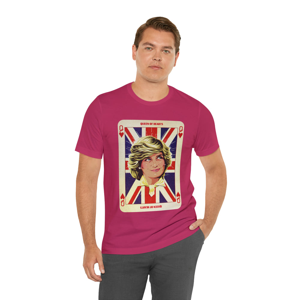 Queen Of Hearts [UK-Printed] - Unisex Jersey Short Sleeve Tee