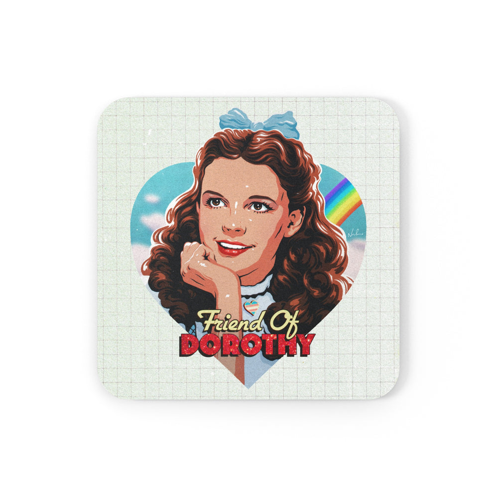 FRIEND OF DOROTHY - Cork Back Coaster