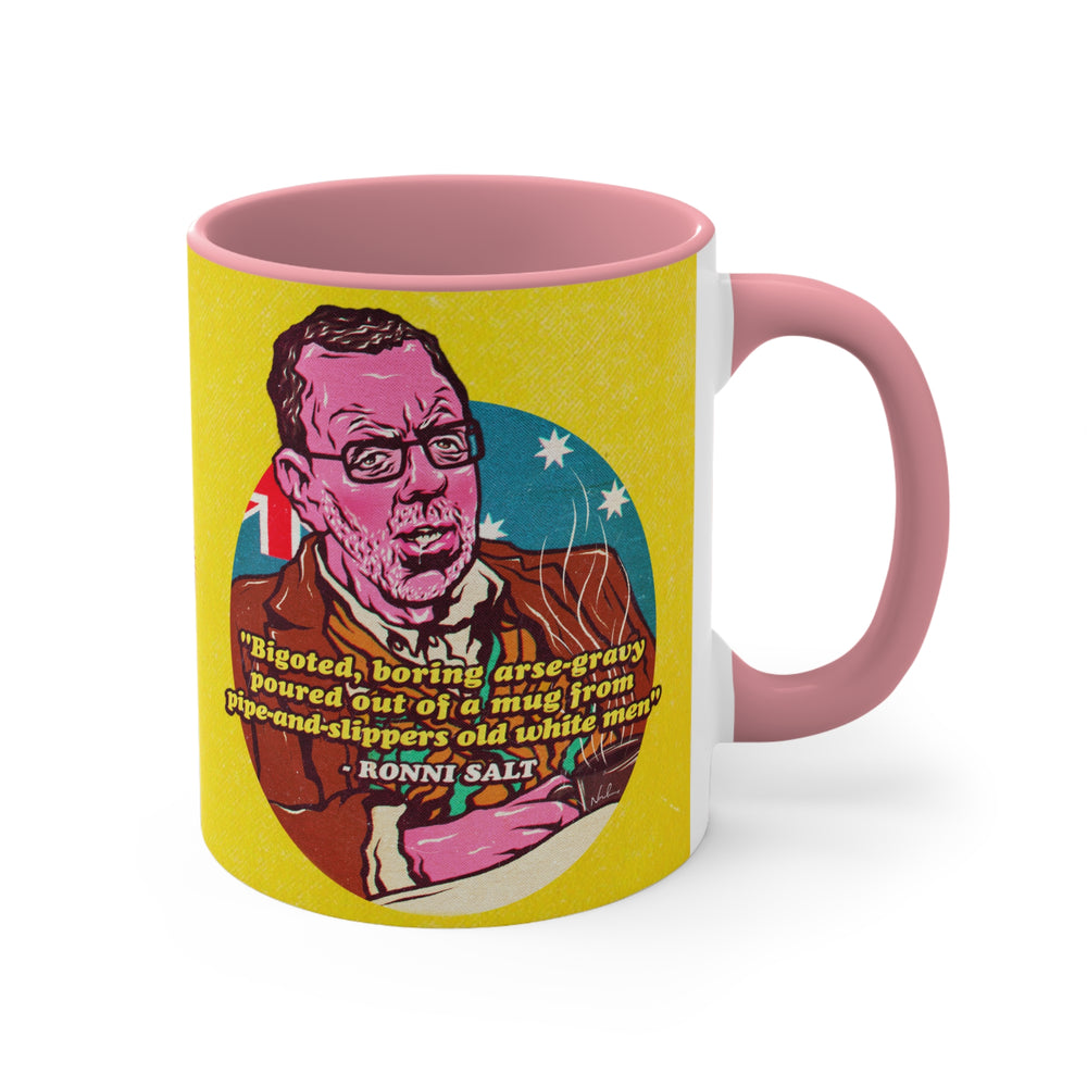 Bigoted, Boring, Arse-Gravy - 11oz Accent Mug (Australian Printed)