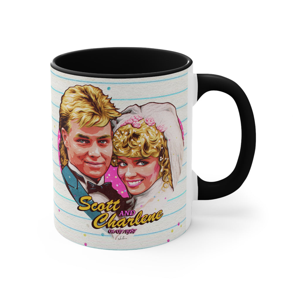 Scott and Charlene - 11oz Accent Mug (Australian Printed)