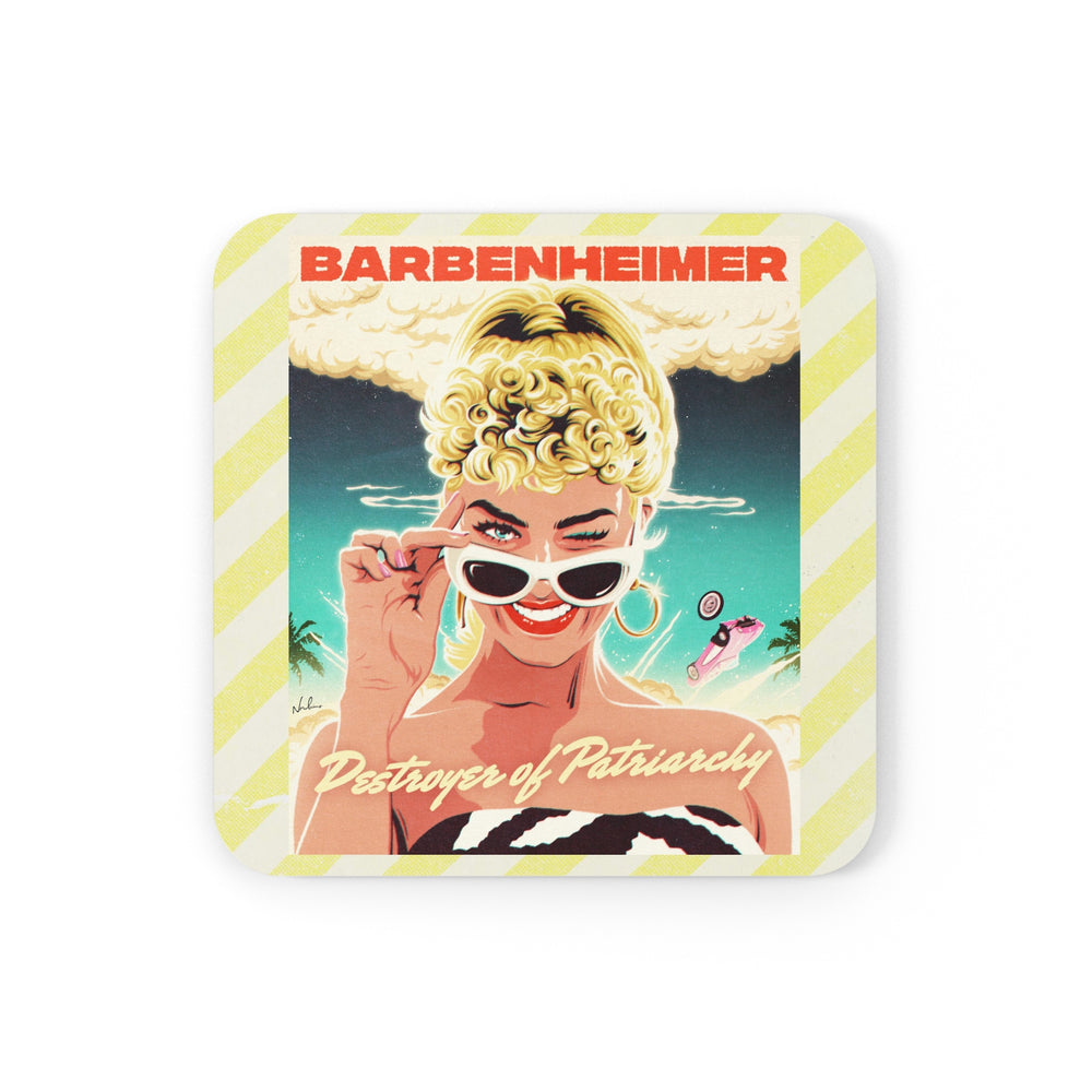 BARBENHEIMER - Cork Back Coaster