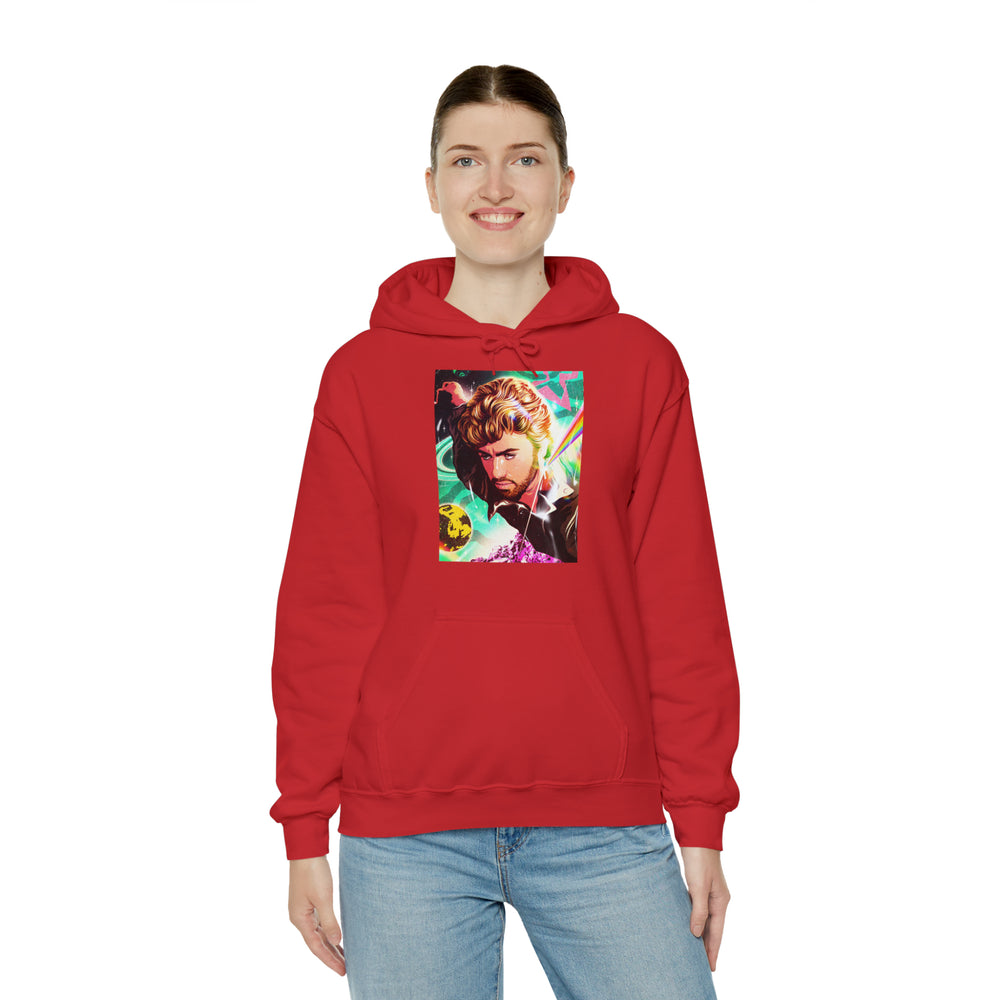 GALACTIC GEORGE [Australian-Printed] - Unisex Heavy Blend™ Hooded Sweatshirt