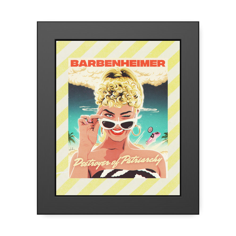 BARBENHEIMER [Coloured-BG] - Framed Paper Posters