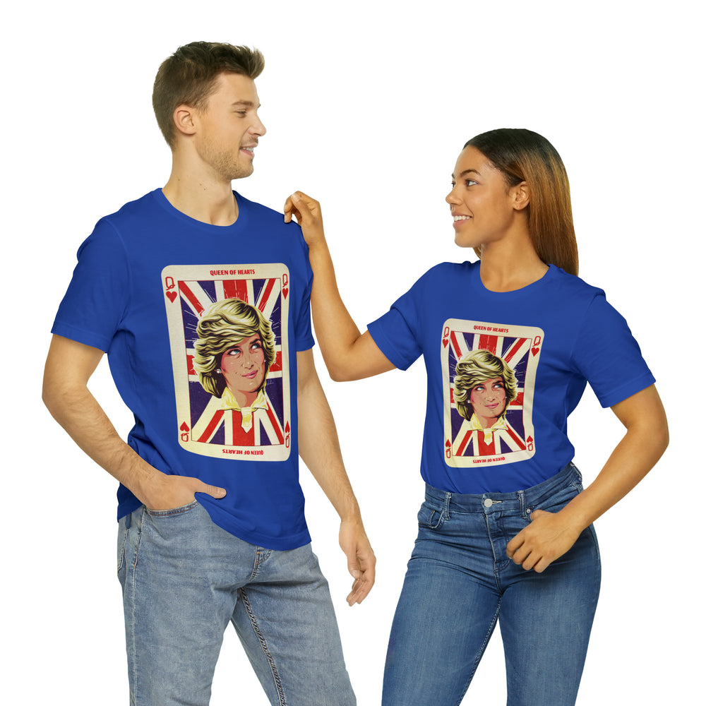 Queen Of Hearts [UK-Printed] - Unisex Jersey Short Sleeve Tee