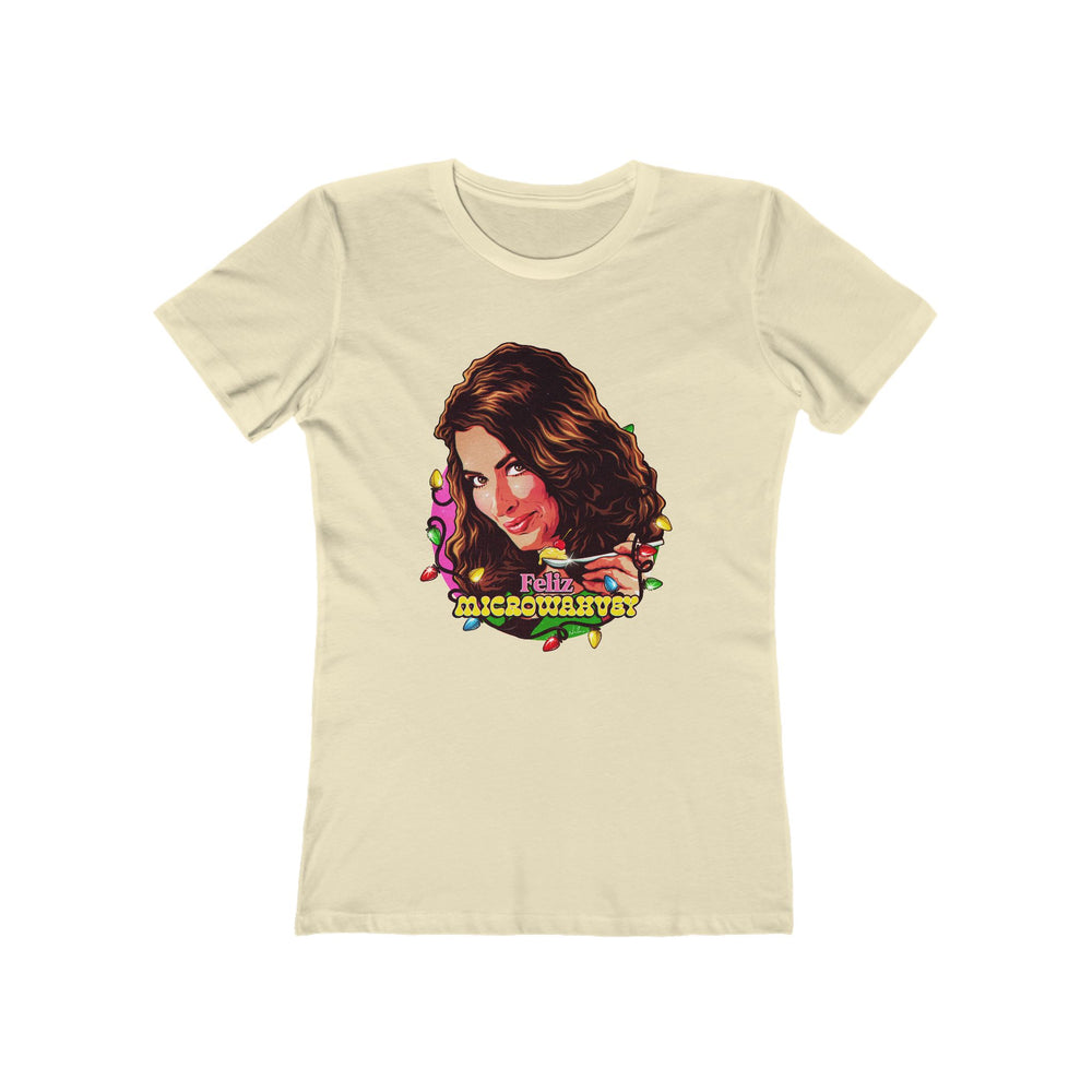 Feliz Microwahvey [US-Printed] - Women's The Boyfriend Tee