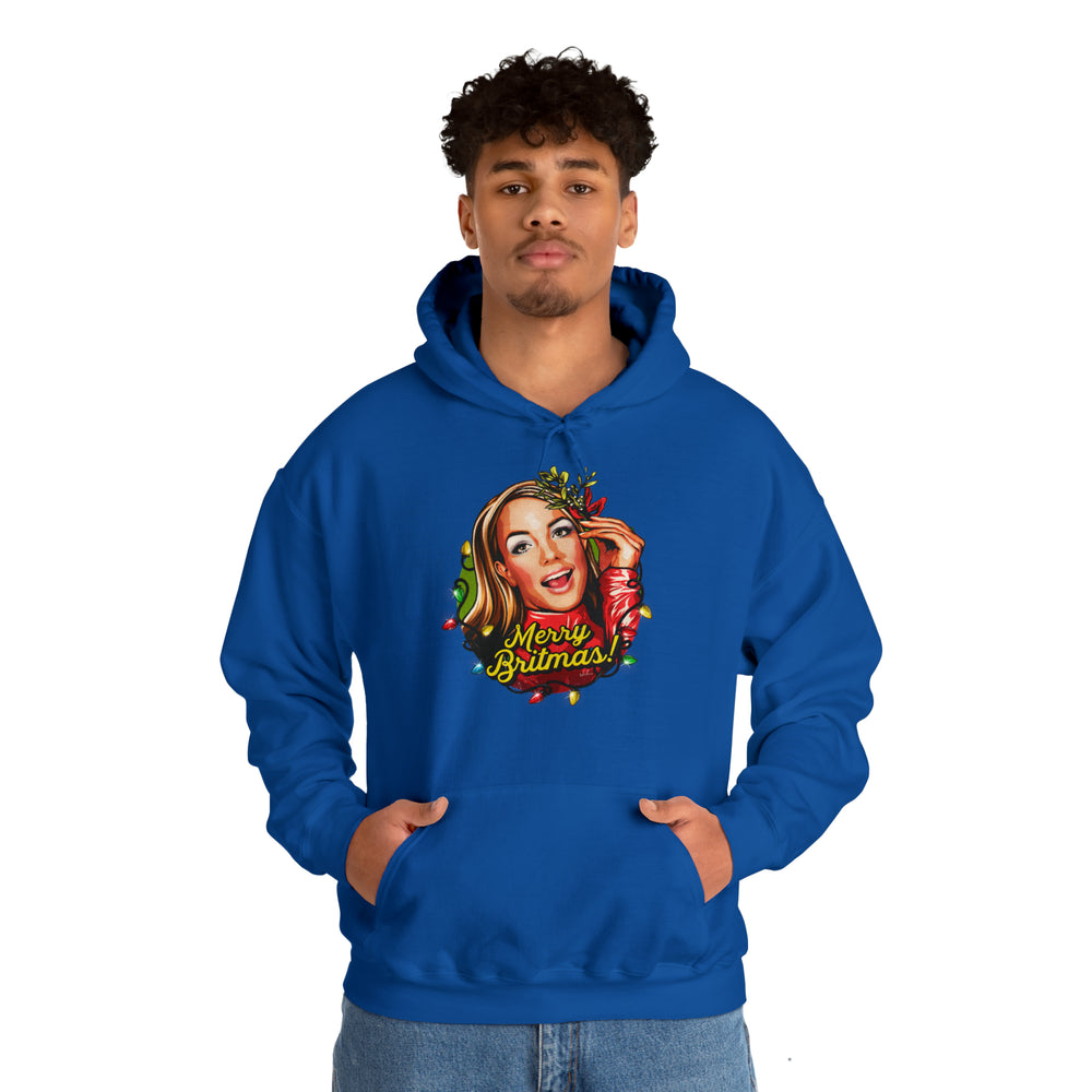 Merry Britmas! [Australian-Printed] - Unisex Heavy Blend™ Hooded Sweatshirt