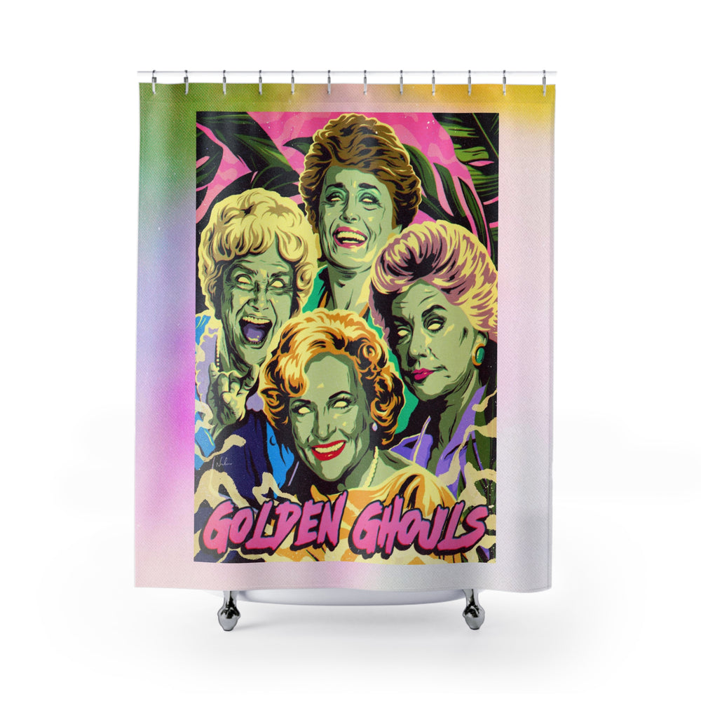 GOLDEN GHOULS - Shower Curtains