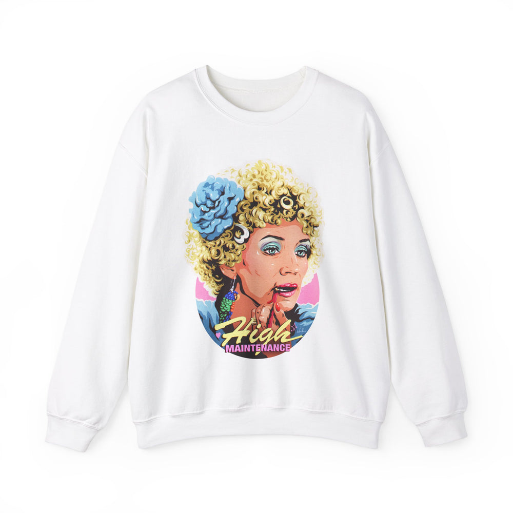 High Maintenance [UK-Printed] - Unisex Heavy Blend™ Crewneck Sweatshirt