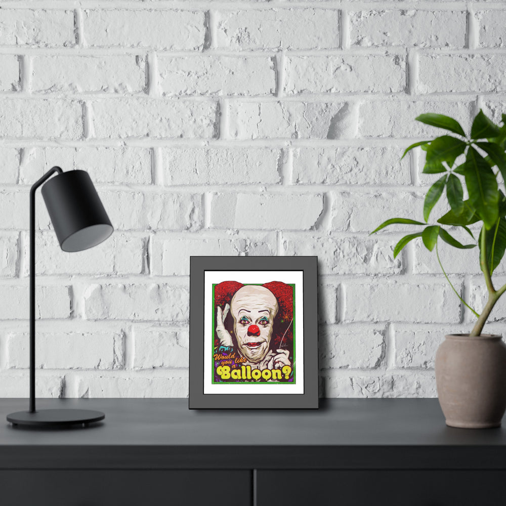 Would You Like A Balloon? - Framed Paper Posters