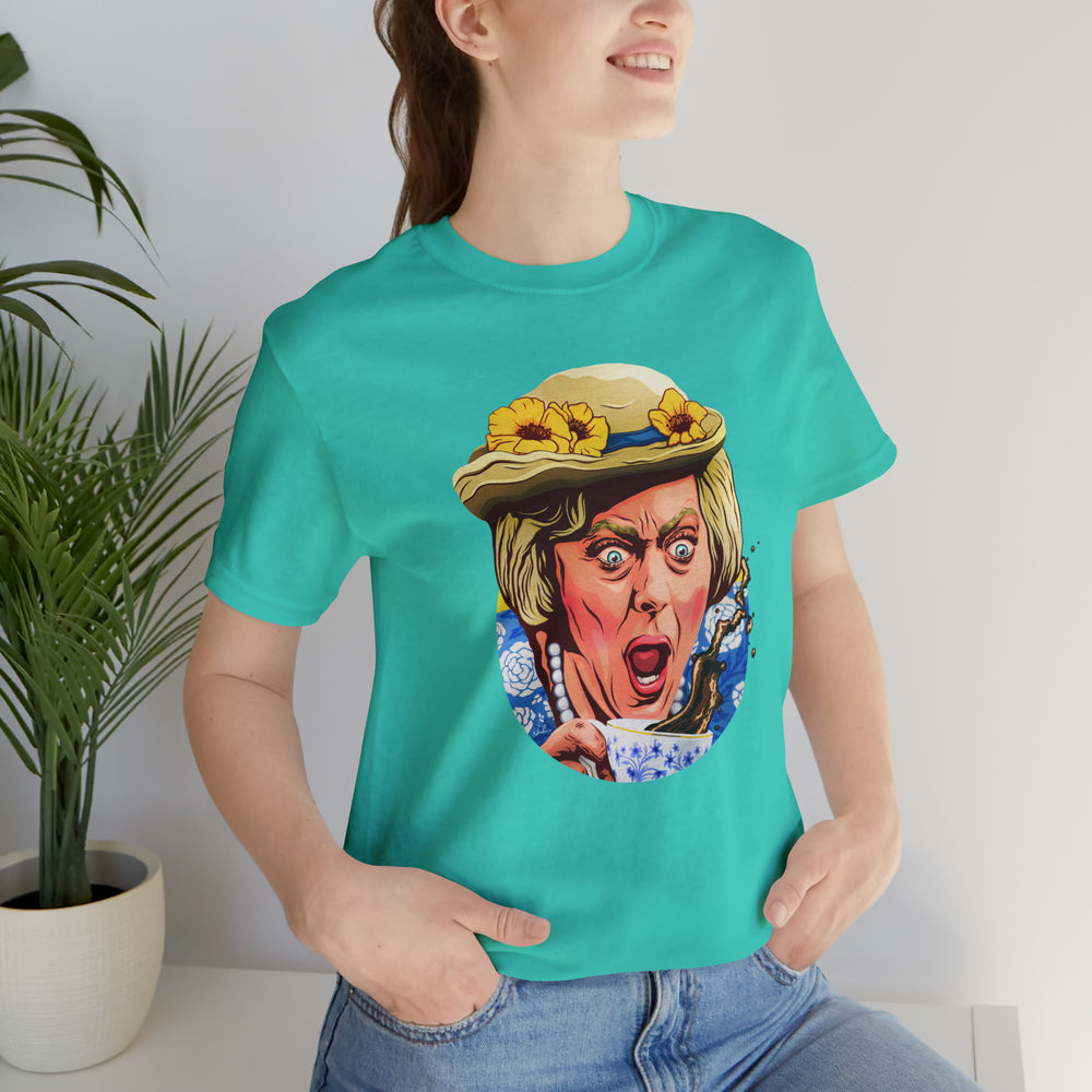 Coffee, Elizabeth? [UK-Printed] - Unisex Jersey Short Sleeve Tee