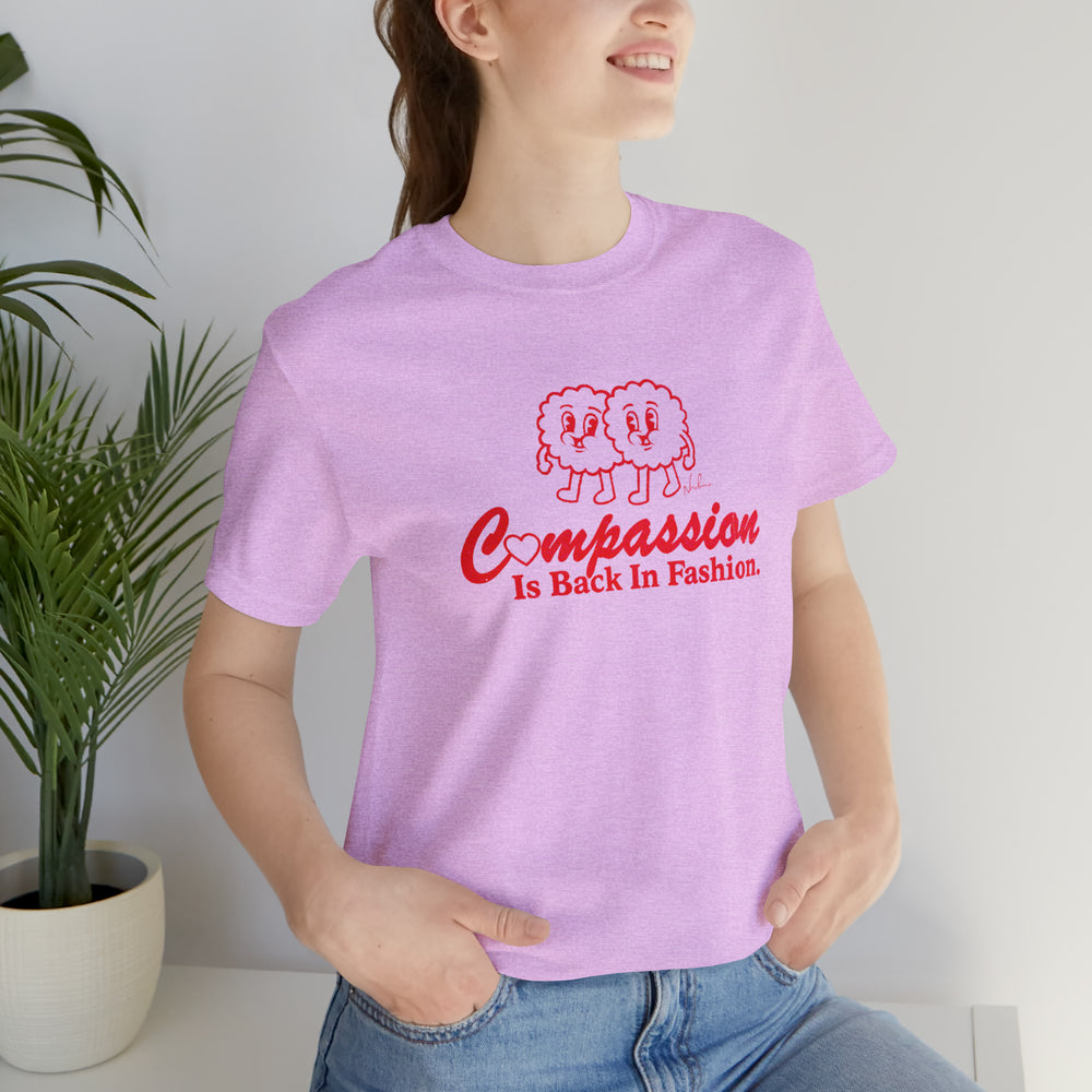 Compassion Is Back In Fashion [UK-Printed] - Unisex Jersey Short Sleeve Tee