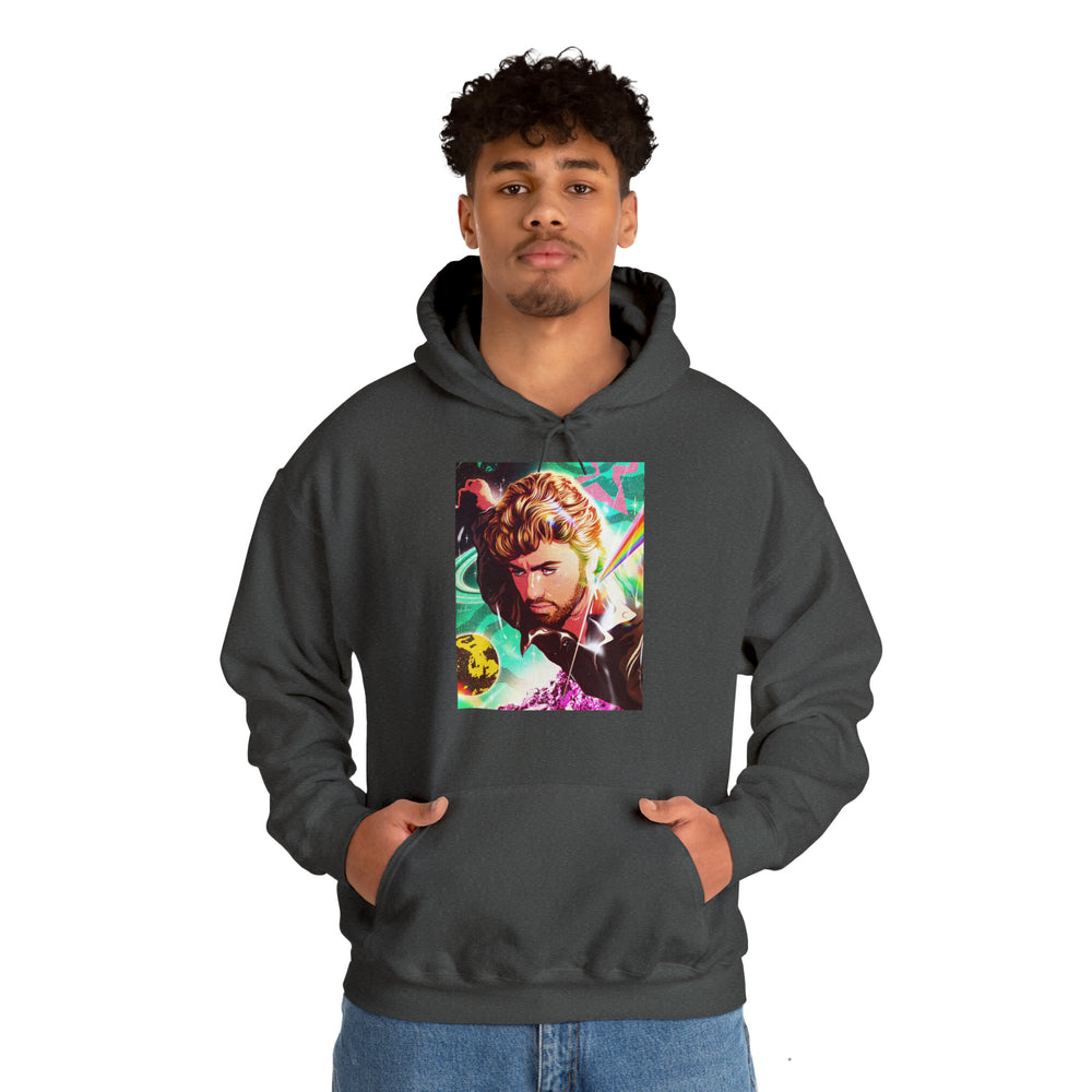 GALACTIC GEORGE [Australian-Printed] - Unisex Heavy Blend™ Hooded Sweatshirt