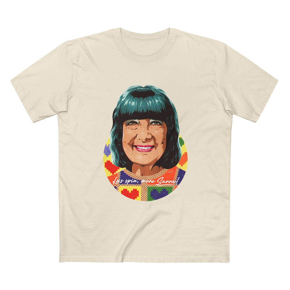 Less Spin, More Savva [Australian-Printed] Men's Staple Tee