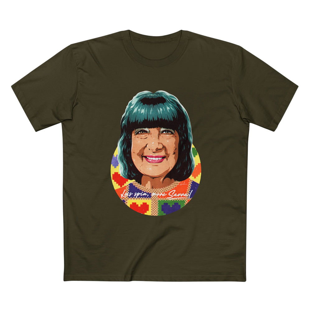 Less Spin, More Savva [Australian-Printed] Men's Staple Tee