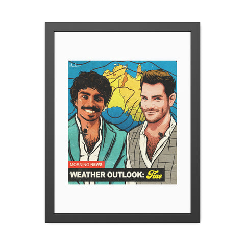 Weather Outlook: Fine - Framed Paper Posters