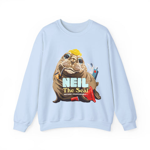 Neil The Seal [UK-Printed] - Unisex Heavy Blend™ Crewneck Sweatshirt