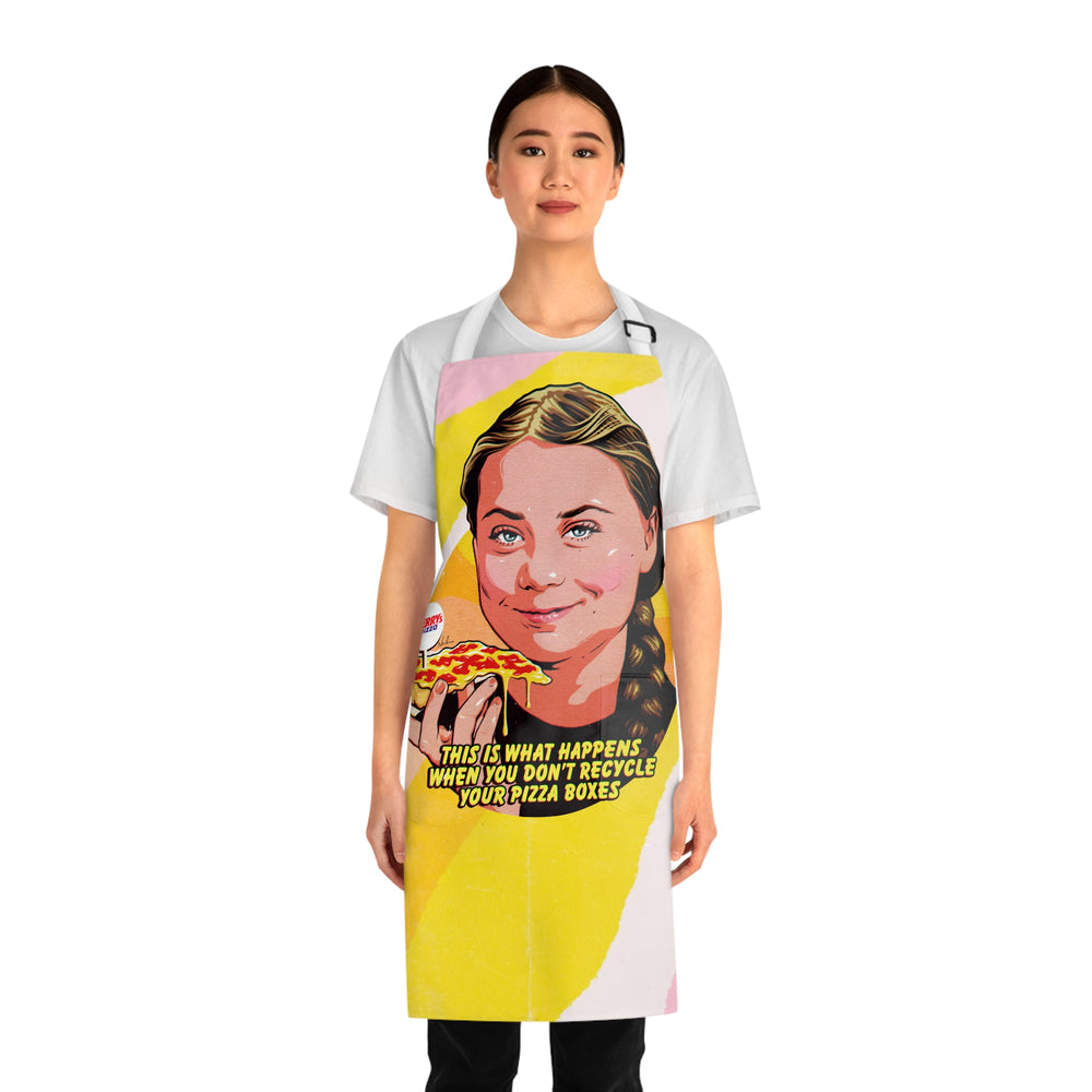 This Is What Happens When You Don't Recycle Your Pizza Boxes - Apron (AOP)