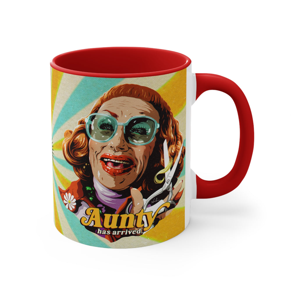Aunty Has Arrived - 11oz Accent Mug (Australian Printed)