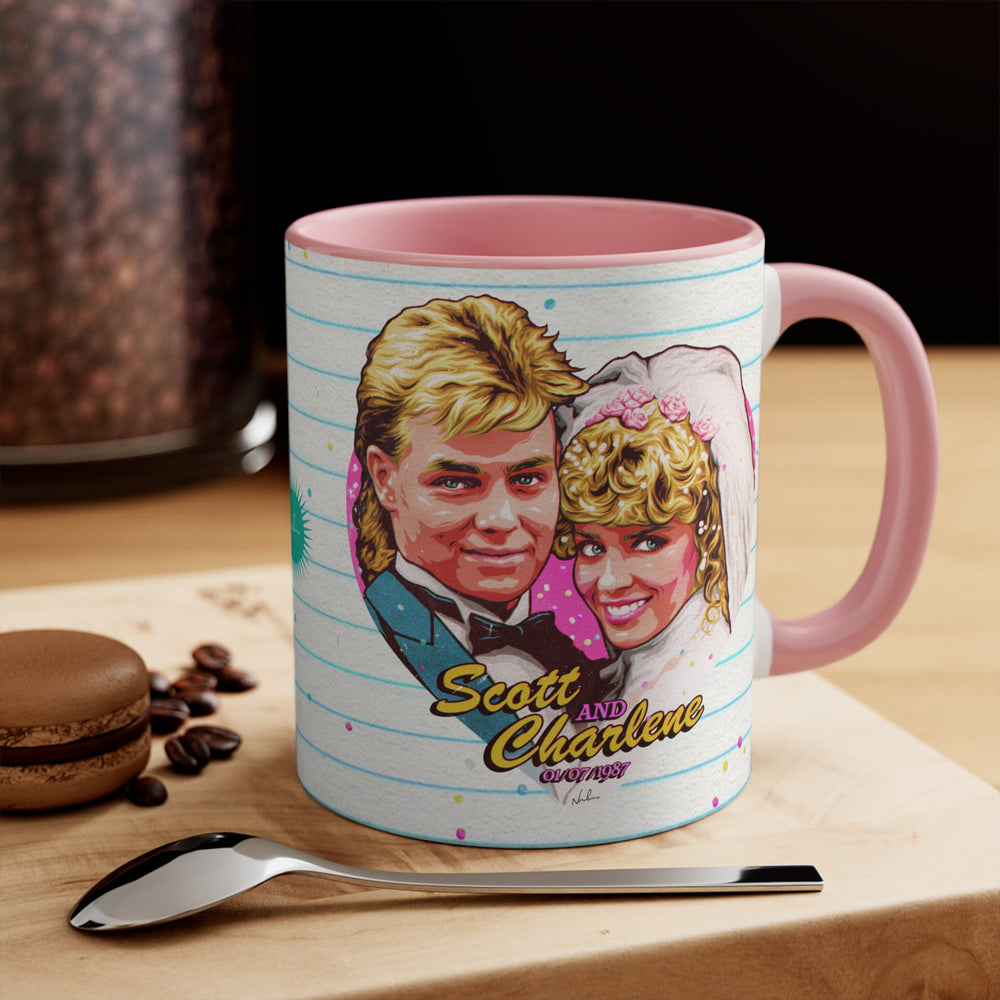 Scott and Charlene - 11oz Accent Mug (Australian Printed)