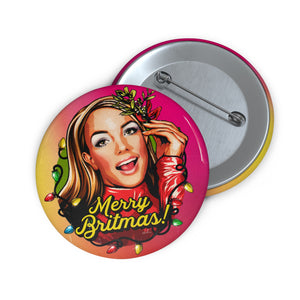 Merry Britmas! - Custom Pin Buttons
