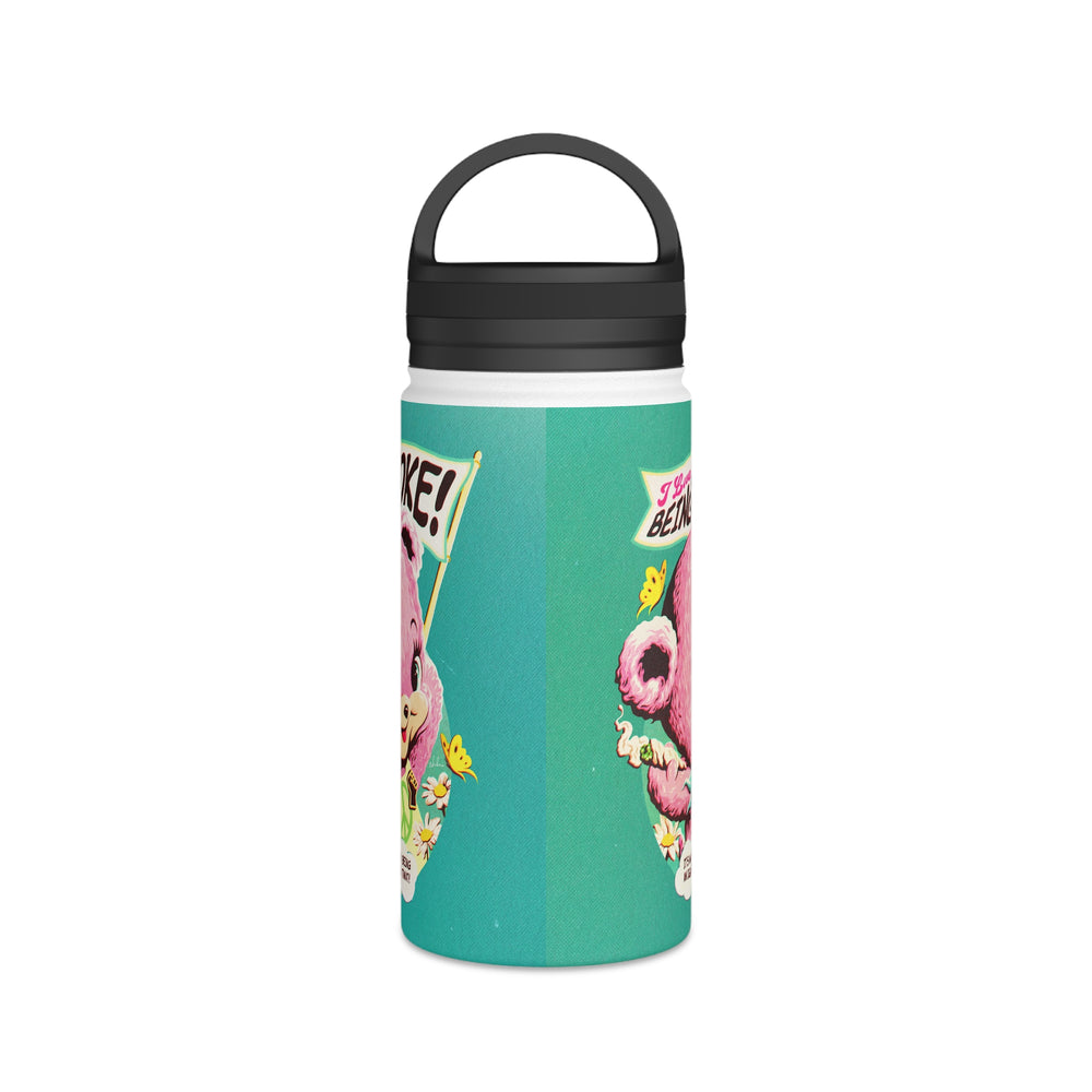 I Love Being Woke - Stainless Steel Water Bottle, Handle Lid