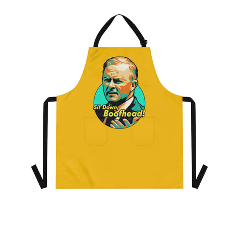 Sit Down, Boofhead! - Apron (AOP)