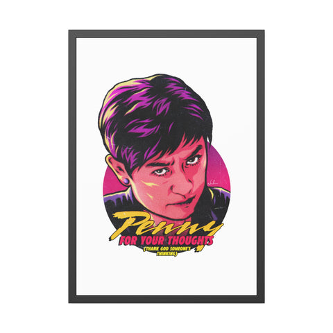 Penny For Your Thoughts - Framed Paper Posters