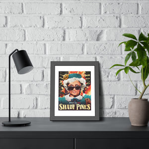 SHADY PINES - Framed Paper Posters