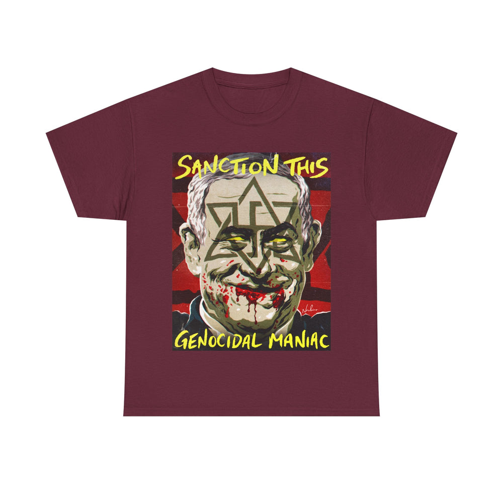 Sanction This Genocidal Maniac [Australian-Printed] - Unisex Heavy Cotton Tee