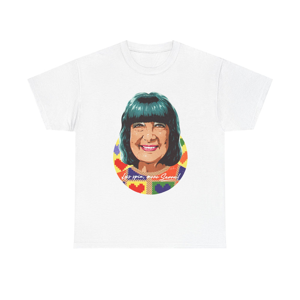 Less Spin, More Savva [Australian-Printed] - Unisex Heavy Cotton Tee