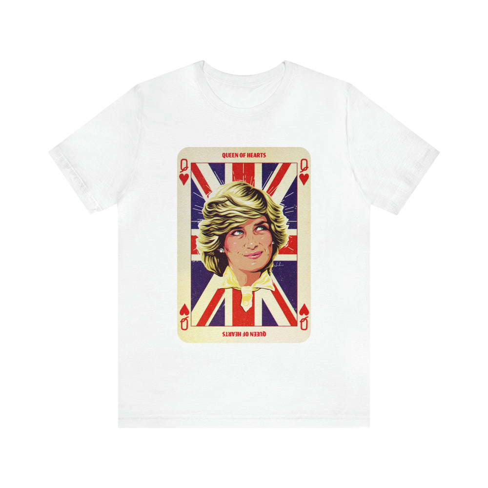 Queen Of Hearts [UK-Printed] - Unisex Jersey Short Sleeve Tee