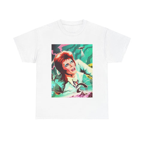 GALACTIC BOWIE [Australian-Printed] - Unisex Heavy Cotton Tee