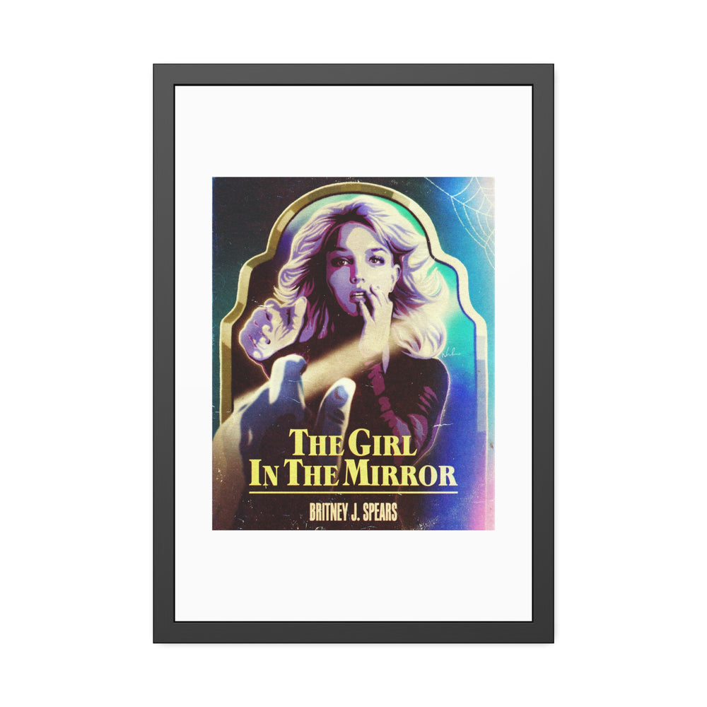 The Girl In The Mirror - Framed Paper Posters